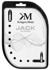 Kruger&Matz 3,5 mm, 1,8 m цена и информация | Кабели и провода | kaup24.ee
