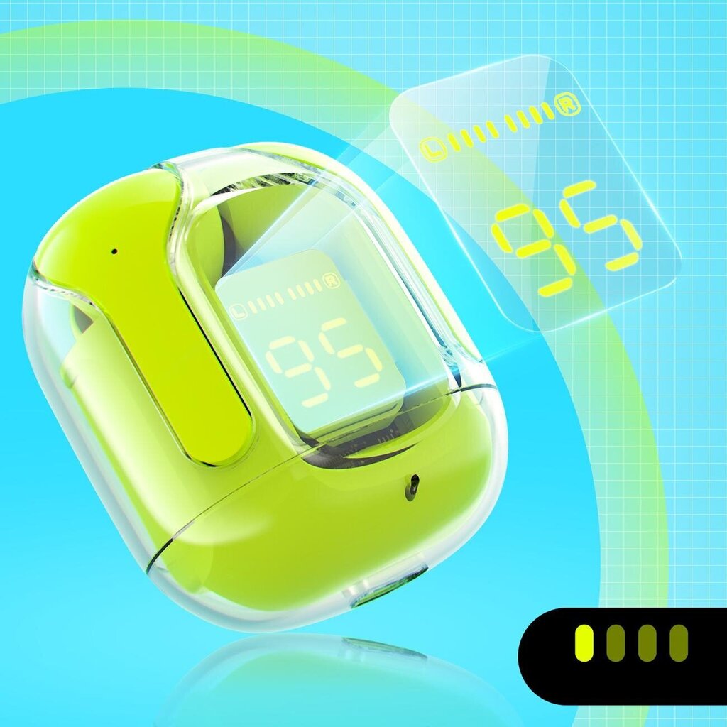 Acefast In-Ear TWS Bluetooth Green hind ja info | Kõrvaklapid | kaup24.ee