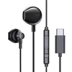 Joyroom In-Ear USB Type C JR-EC03 Black цена и информация | Наушники | kaup24.ee