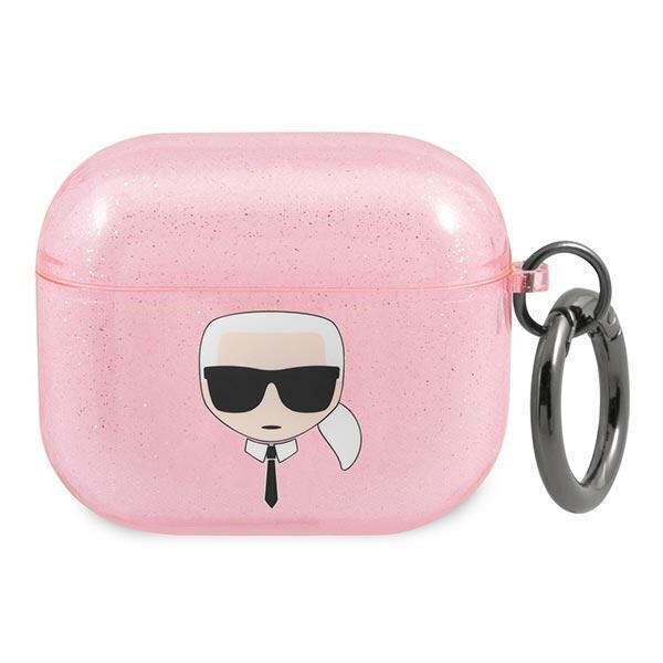 Karl Lagerfeld KLA3UKHGP AirPods 3 Pink hind ja info | Kõrvaklappide tarvikud | kaup24.ee