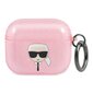 Karl Lagerfeld KLA3UKHGP AirPods 3 Pink hind ja info | Kõrvaklappide tarvikud | kaup24.ee