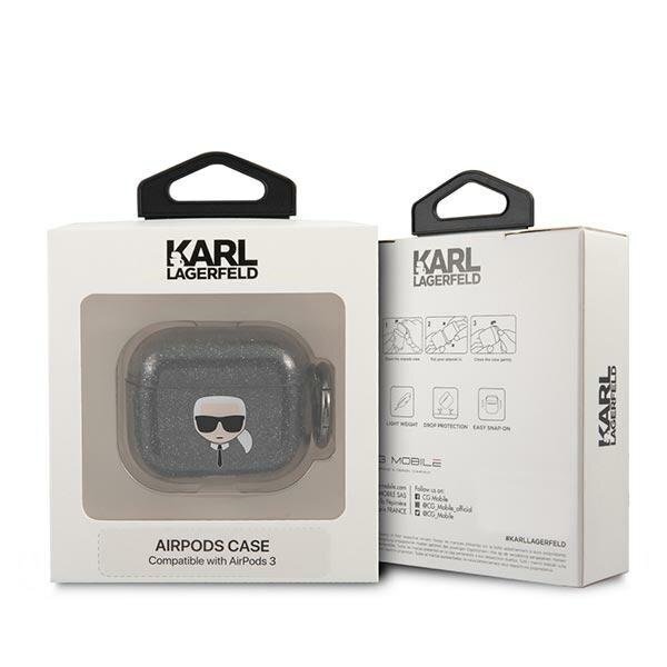 Karl Lagerfeld KLA3UKHGK AirPods 3 Grey цена и информация | Kõrvaklappide tarvikud | kaup24.ee