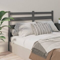Изголовье кровати, 206x4x100 см, серое цена и информация | Кровати | kaup24.ee