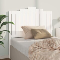 vidaXL voodipeats, valge, 106x4x110 cm, männipuit hind ja info | Voodid | kaup24.ee