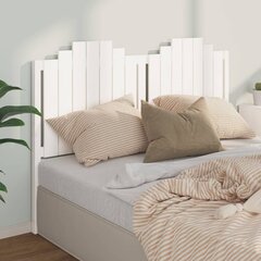vidaXL voodipeats, valge, 166x4x110 cm, männipuit hind ja info | Voodid | kaup24.ee