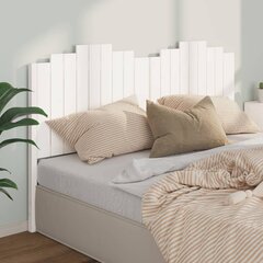 vidaXL voodipeats, valge, 186x4x110 cm, männipuit hind ja info | Voodid | kaup24.ee