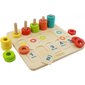 Puidust värvi- ja numbrite sorteerija цена и информация | Imikute mänguasjad | kaup24.ee
