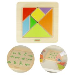 Masterkidz puidust puzzle - Tangram hind ja info | Imikute mänguasjad | kaup24.ee