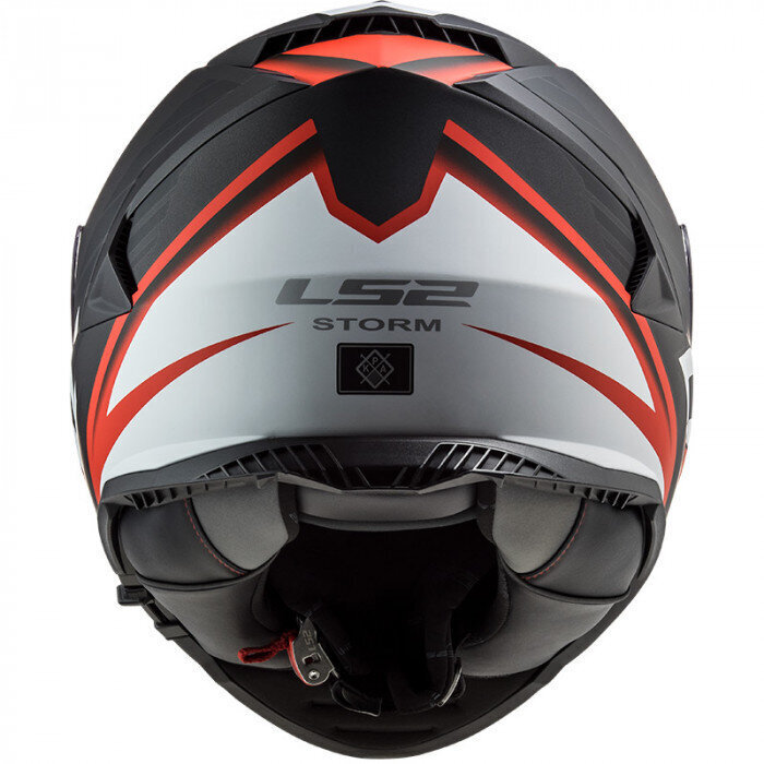 LS2 FF800 STORM NERVE Matt Black Red hind ja info | Mootorratta kiivrid | kaup24.ee