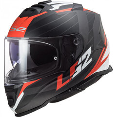 Мотошлем LS2 FF800 Storm Nerve матовый, черный/красный цена и информация | Шлемы для мотоциклистов | kaup24.ee