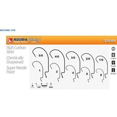 Крючки KUJIRA 570 №8 цена и информация | Крючки для рыбалки | kaup24.ee