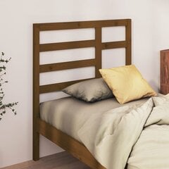 vidaXL voodipeats, meepruun, 81 x 4 x 104 cm, männipuit hind ja info | Voodid | kaup24.ee