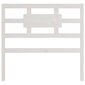 vidaXL voodipeats, valge, 105,5x4x100 cm, männipuit hind ja info | Voodid | kaup24.ee