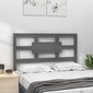 vidaXL voodipeats, hall, 80,5 x 4 x 100 cm, männipuit hind ja info | Voodid | kaup24.ee