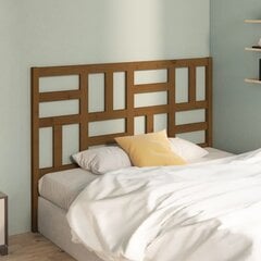 vidaXL voodipeats, meepruun, 126 x 4 x 104 cm, männipuit hind ja info | Voodid | kaup24.ee