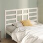 vidaXL voodipeats, valge, 156 x 4 x 104 cm, männipuit hind ja info | Voodid | kaup24.ee