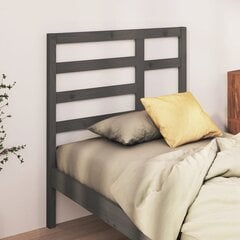 vidaXL voodipeats, hall, 96 x 4 x 104 cm, männipuit hind ja info | Voodid | kaup24.ee