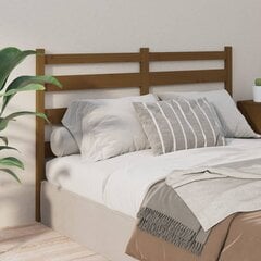 Изголовье кровати, 156x4x100 см, коричневое цена и информация | Кровати | kaup24.ee