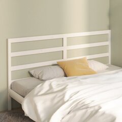 vidaXL voodipeats, valge, 186 x 4 x 100 cm, männipuit hind ja info | Voodid | kaup24.ee