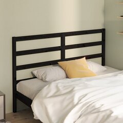 vidaXL voodipeats, must, 166 x 4 x 100 cm, männipuit hind ja info | Voodid | kaup24.ee