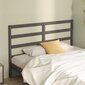 vidaXL voodipeats, hall, 146 x 4 x 100 cm, männipuit hind ja info | Voodid | kaup24.ee