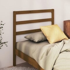 Изголовье кровати, 106x4x100 см, коричневое цена и информация | Кровати | kaup24.ee