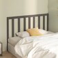 vidaXL voodipeats, hall, 126 x 4 x 100 cm, männipuit hind ja info | Voodid | kaup24.ee