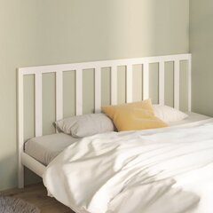 Изголовье кровати, 206x4x100 см, белое  цена и информация | Кровати | kaup24.ee