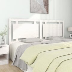 vidaXL voodipeats, valge, 185,5x4x100 cm, männipuit hind ja info | Voodid | kaup24.ee