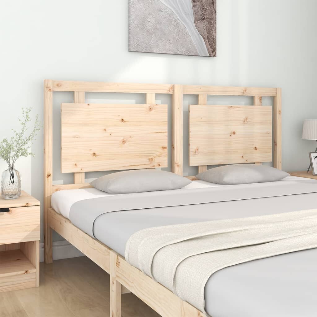 vidaXL voodipeats, 165,5x4x100 cm, männipuit hind ja info | Voodid | kaup24.ee