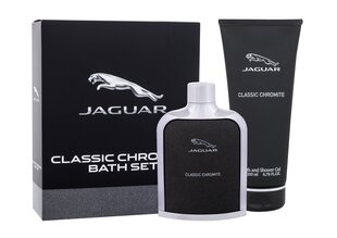 Komplekt Jaguar Classic Chromite Eau de Toilette meestele 100 ml + Shower Gel Set цена и информация | Мужские духи | kaup24.ee