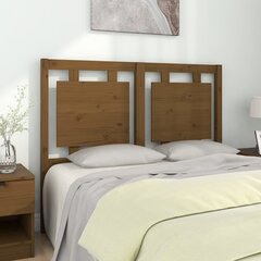 Изголовье кровати, 125,5x4x100 см, коричневое цена и информация | Кровати | kaup24.ee