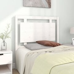 vidaXL voodipeats, valge, 95,5x4x100 cm, männipuit hind ja info | Voodid | kaup24.ee