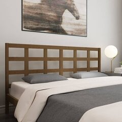 Изголовье кровати, 185,5x4x100 см, коричневое цена и информация | Кровати | kaup24.ee