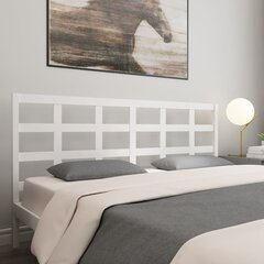 vidaXL voodipeats, valge, 156 x 4 x 100 cm, männipuit hind ja info | Voodid | kaup24.ee