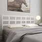 vidaXL voodipeats, valge, 156 x 4 x 100 cm, männipuit hind ja info | Voodid | kaup24.ee