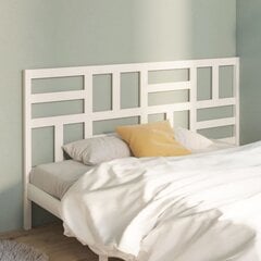 vidaXL voodipeats, valge, 186 x 4 x 104 cm, männipuit hind ja info | Voodid | kaup24.ee