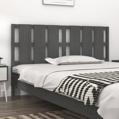 Изголовье кровати, 185,5x4x100 см, серое цена и информация | Кровати | kaup24.ee