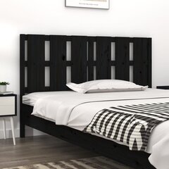 Изголовье кровати, 155,5x4x100 см, чёрное цена и информация | Кровати | kaup24.ee