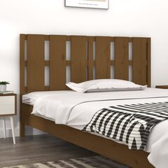 Изголовье кровати, 155,5x4x100 см, коричневое цена и информация | Кровати | kaup24.ee