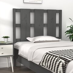 Изголовье кровати, 105,5x4x100 см, серое цена и информация | Кровати | kaup24.ee