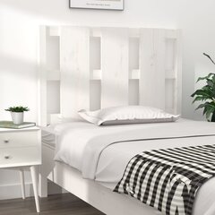 vidaXL voodipeats, valge, 95,5x4x100 cm, männipuit hind ja info | Voodid | kaup24.ee