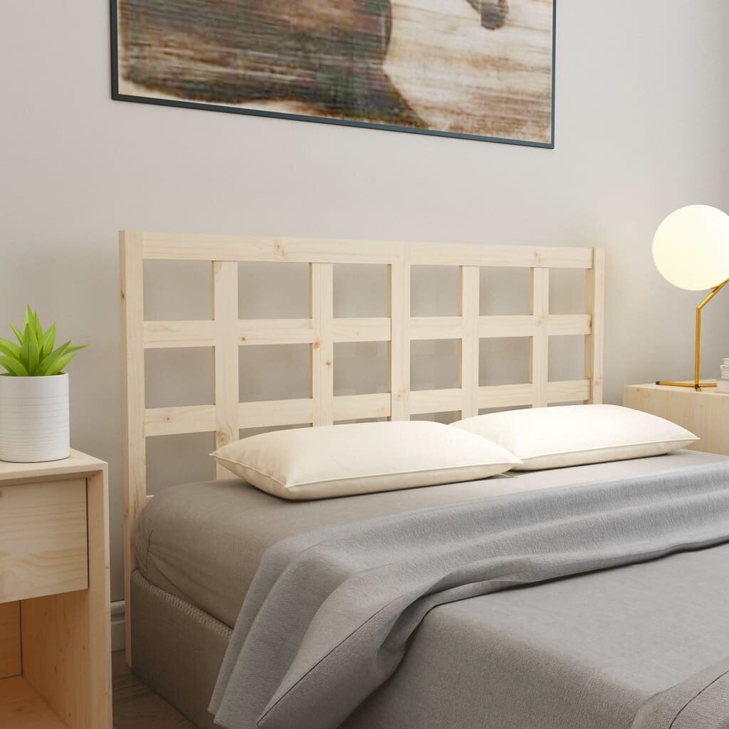vidaXL voodipeats, 156 x 4 x 100 cm, männipuit hind ja info | Voodid | kaup24.ee