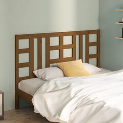 vidaXL voodipeats, meepruun, 126 x 4 x 100 cm, männipuit hind ja info | Voodid | kaup24.ee