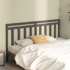 vidaXL voodipeats, hall, 186 x 4 x 100 cm, männipuit hind ja info | Voodid | kaup24.ee