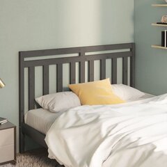 vidaXL voodipeats, hall, 156 x 4 x 100 cm, männipuit hind ja info | Voodid | kaup24.ee