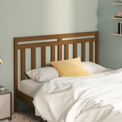 vidaXL voodipeats, meepruun, 126 x 4 x 100 cm, männipuit hind ja info | Voodid | kaup24.ee