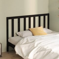 vidaXL voodipeats, must, 166 x 4 x 100 cm, männipuit hind ja info | Voodid | kaup24.ee
