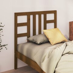 vidaXL voodipeats, meepruun, 106 x 4 x 100 cm, männipuit hind ja info | Voodid | kaup24.ee