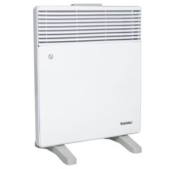 Konvektor kütteseade 89х45х8 cm WARMTEC EWX-2500, termostaat, 2500W valge hind ja info | Küttekehad | kaup24.ee